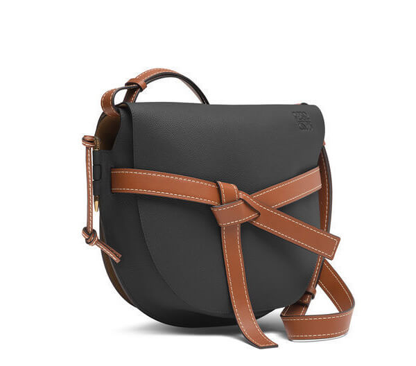2018-19AW新作 ロエベ スーパーコピー★ロエベ Gate Small Bag Black/Pecan Color